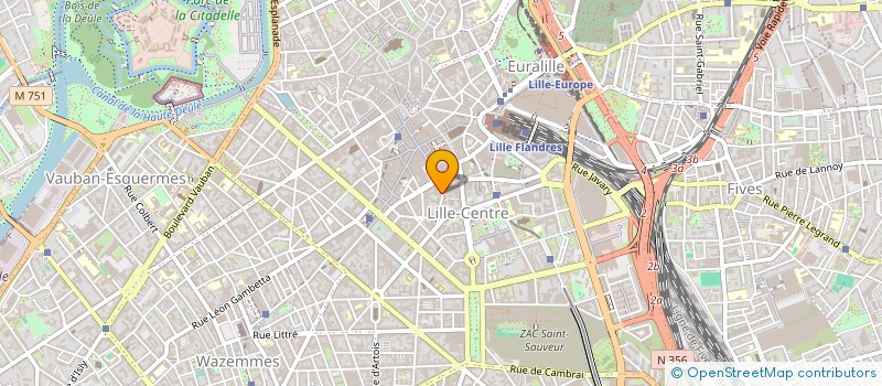 localisation de l'entreprise PC@LILLE à LILLE