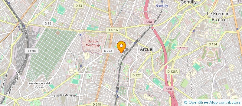 localisation de l'entreprise PC-LM-MAGIC  ARCUEIL