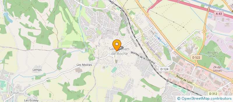 localisation de l'entreprise PC NET SERVICES  SAINT-ALBAN-DE-ROCHE