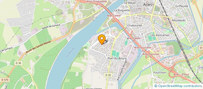 localisation de l'entreprise PC NEWS à ARLES