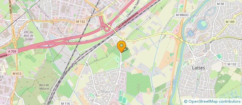 localisation de l'entreprise PC PLACE CANDOLLE à LATTES