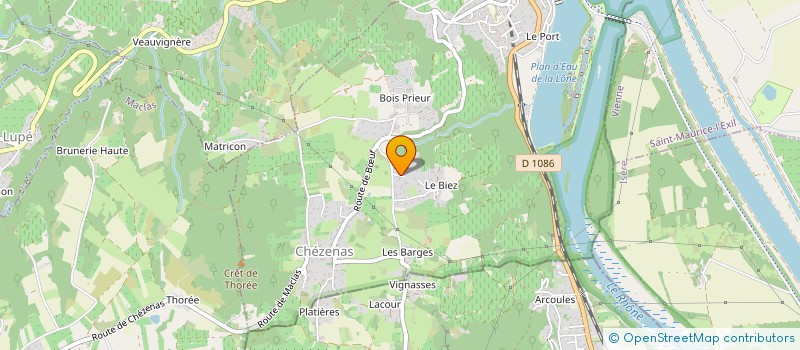 localisation de l'entreprise PC PLOMBERIE-CHAUFFAGE  SAINT-PIERRE-DE-BUF