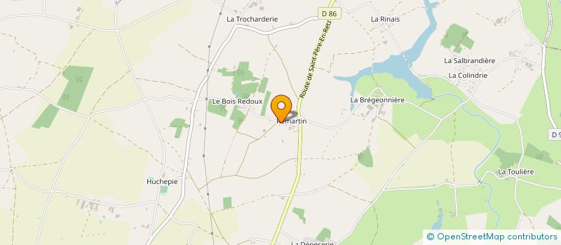 localisation de l'entreprise PC.R.S. à PORNIC