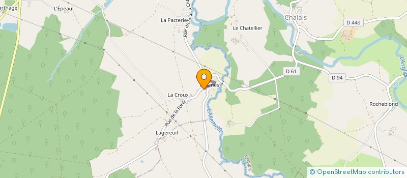 localisation de l'entreprise PC RIGAIL à SAINT-HILAIRE-SUR-BENAIZE