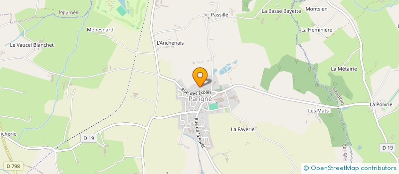 localisation de l'entreprise PC RUB à PARIGNE