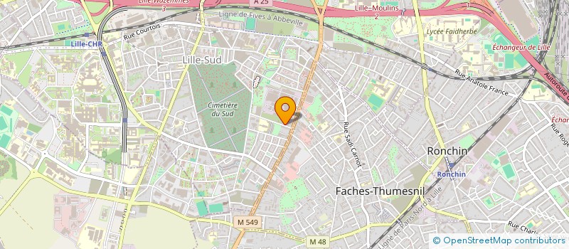 localisation de l'entreprise PC SECUTIRY à LILLE