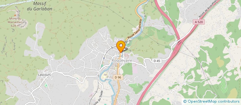 localisation de l'entreprise PC SERVICE  ROQUEVAIRE