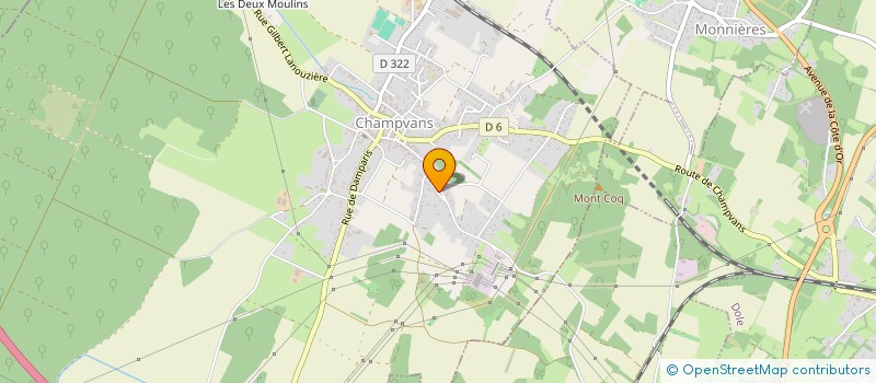 localisation de l'entreprise PC SIS INFORMATIQUE  CHAMPVANS