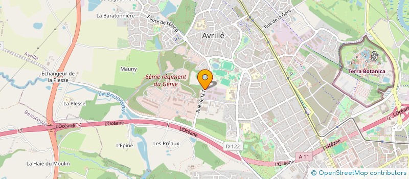 localisation de l'entreprise PC-SPORTS à AVRILLE