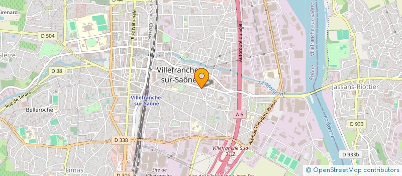 localisation de l'entreprise PC TECH 69 à VILLEFRANCHE-SUR-SAONE