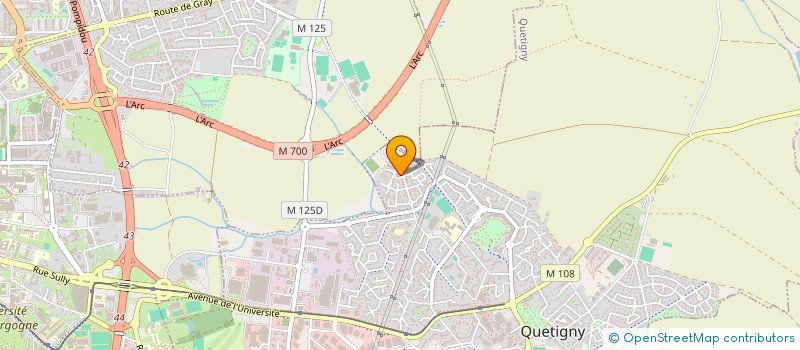 localisation de l'entreprise PC TRANSPORT à QUETIGNY