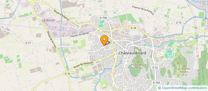 localisation de l'entreprise PC TRANSPORT SERVICE  CHATEAURENARD