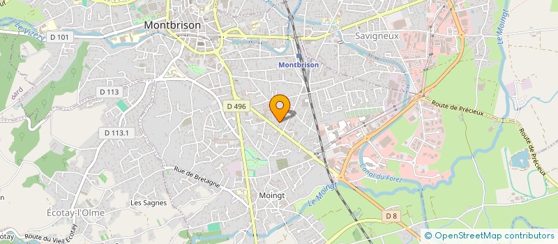 localisation de l'entreprise PC2BM  MONTBRISON