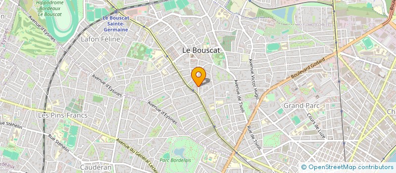 localisation de l'entreprise PC2I  BORDEAUX