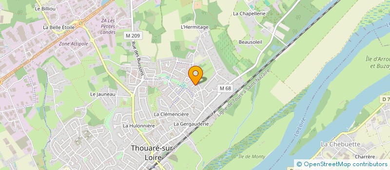 localisation de l'entreprise PC2L  THOUARE-SUR-LOIRE