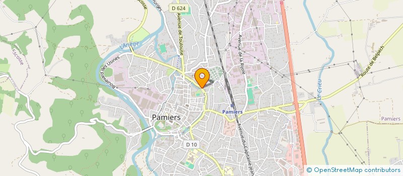 localisation de l'entreprise PC9 à PAMIERS