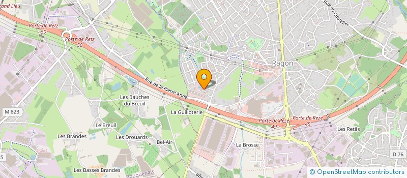 localisation de l'entreprise PCA à REZE