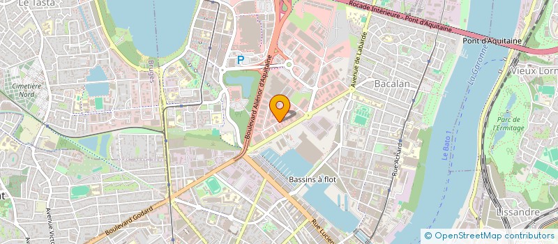 localisation de l'entreprise PCA  BORDEAUX