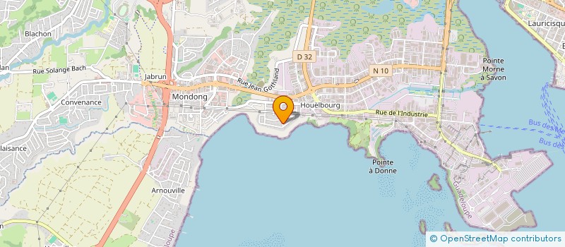 localisation de l'entreprise PCA GESTION  BAIE-MAHAULT
