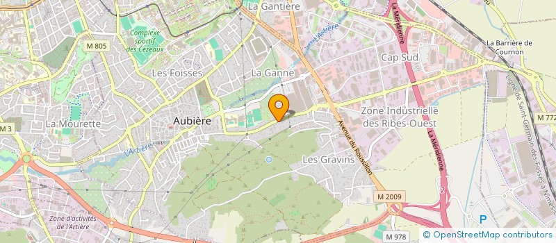 localisation de l'entreprise PCA IMMOBILIER  AUBIERE