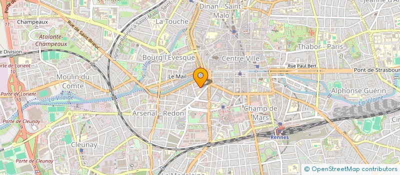 localisation de l'entreprise PCA PIVERT CREATION  RENNES