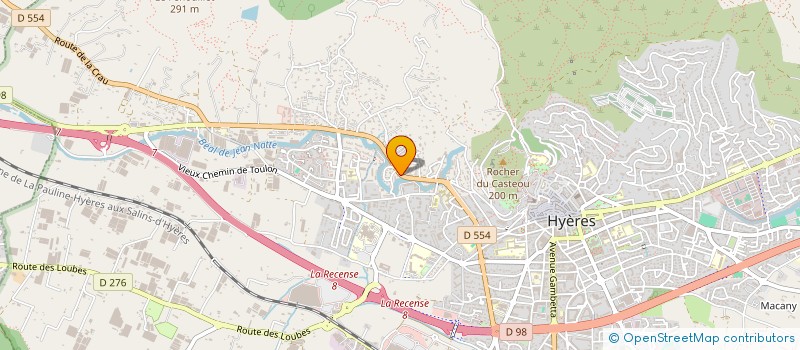 localisation de l'entreprise PCA VIDEO  HYERES