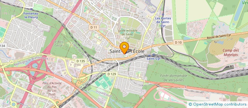 localisation de l'entreprise PCAM LTD  SAINT-CYR-L'ECOLE