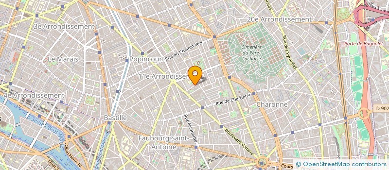 localisation de l'entreprise PCAM (PROJET CULTURELLE AMAZIGH - MONDE)  PARIS