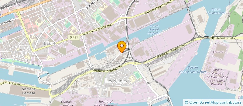 localisation de l'entreprise PCAN - PROACTIF-CONSEIL-AUDIT DE NORMANDIE  LE HAVRE