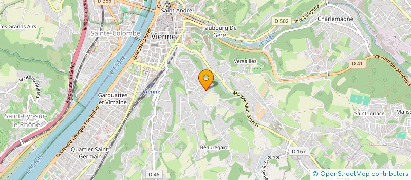 localisation de l'entreprise PCAP CAPITAL à VIENNE