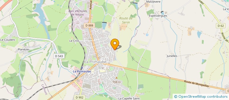 localisation de l'entreprise PCARRE  LUC-LA-PRIMAUBE