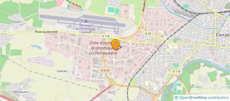 localisation de l'entreprise PCARRIERE-AUDIT-EURL  CARCASSONNE