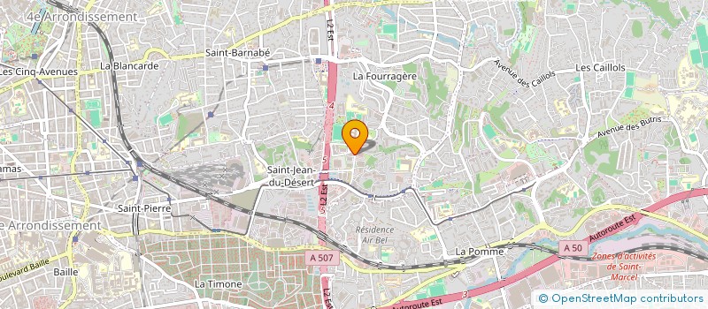 localisation de l'entreprise PCARS à MARSEILLE