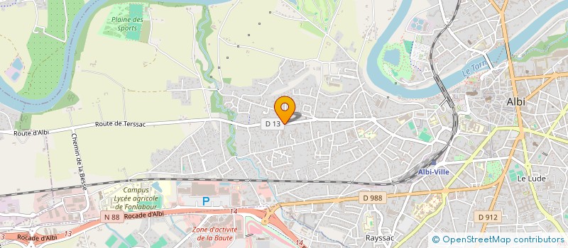localisation de l'entreprise PCAVENIR à ALBI