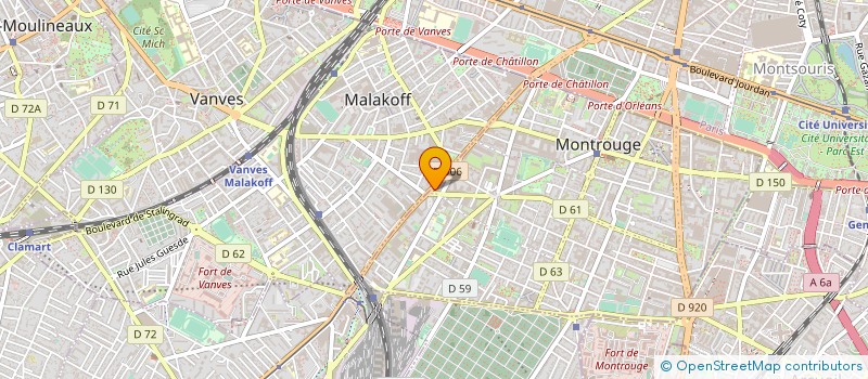 localisation de l'entreprise PCB  MONTROUGE