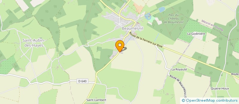 localisation de l'entreprise PCB  SAINT-SYLVESTRE-DE-CORMEILLES