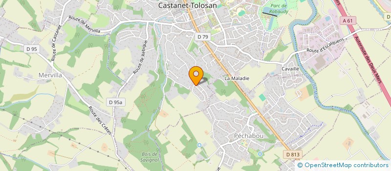 localisation de l'entreprise PCB à CASTANET-TOLOSAN