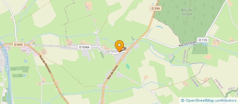 localisation de l'entreprise PCB  LE CATEAU-CAMBRESIS