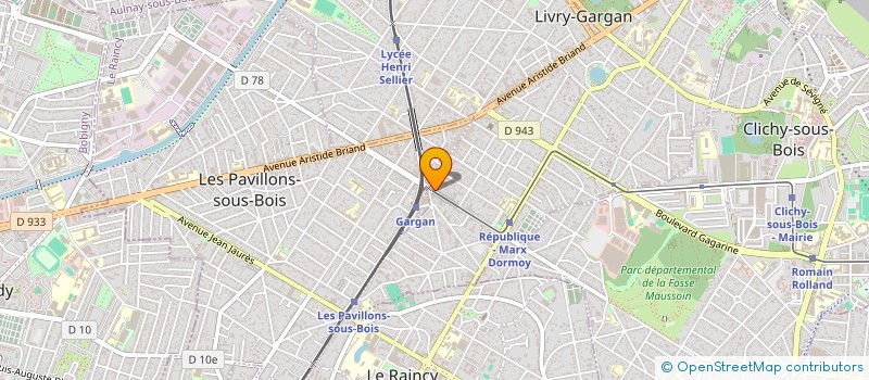 localisation de l'entreprise PCB  LIVRY-GARGAN