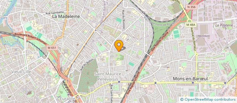 localisation de l'entreprise PCB ART'N'ZIK à LILLE