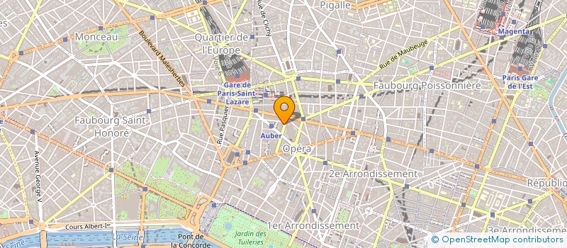 localisation de l'entreprise PCB BAT  PARIS 9