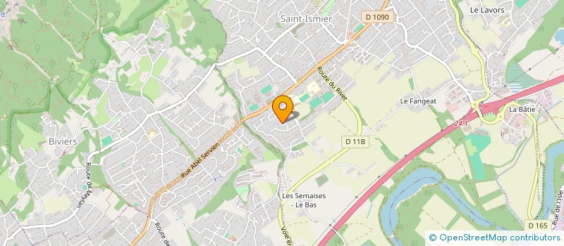 localisation de l'entreprise PCB ELECTRONICS  SEYSSINET-PARISET