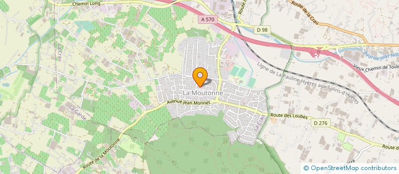 localisation de l'entreprise PCB FERMETURES  LA CRAU