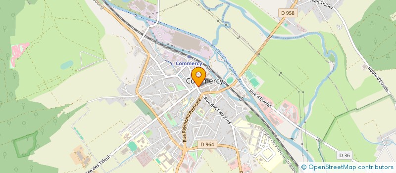 localisation de l'entreprise PCB - INFORMATIQUE à COMMERCY