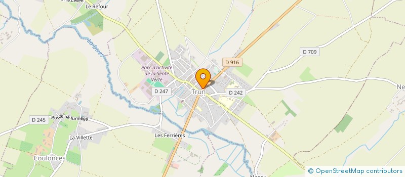 localisation de l'entreprise PCB-TRUN à TRUN