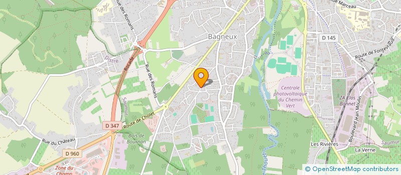 localisation de l'entreprise PCBG  SAUMUR