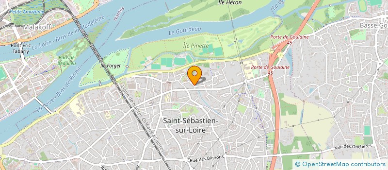 localisation de l'entreprise PCBM à SAINT-SEBASTIEN-SUR-LOIRE