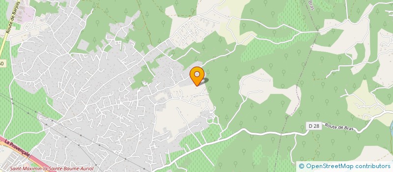 localisation de l'entreprise PCBTP à SAINT-MAXIMIN-LA-SAINTE-BAUME