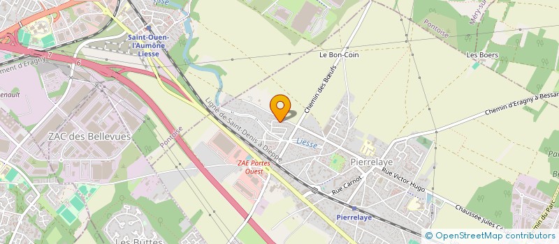 localisation de l'entreprise PCC SERVICES à PIERRELAYE