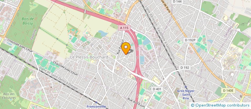 localisation de l'entreprise PCC SOLUTION  LE PLESSIS-BOUCHARD